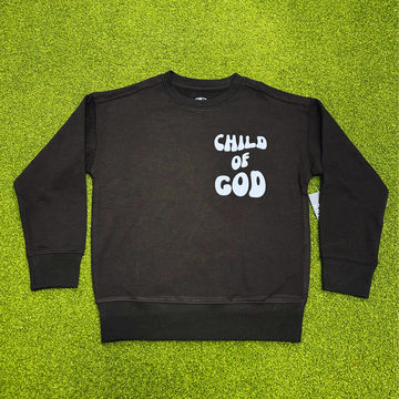 Child Of God Youth Crewneck - Black