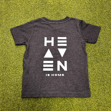 Heaven Is Home Toddler Shirt - Smoke Grey
