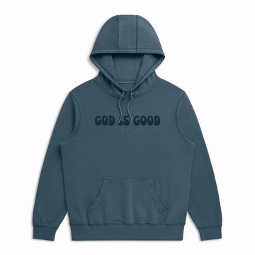 God Is Good - French Terry Hoodie - Seaside