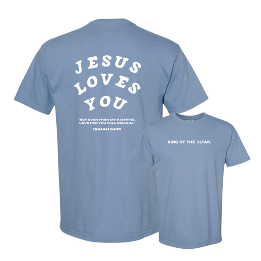 Jesus Loves You Heavyweight Tee