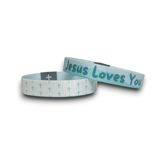 JESUS LOVES YOU - Reversible Wristband