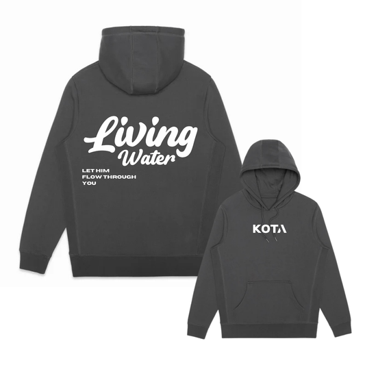 LIVING WATER Heavyweight Fleece Hoodie