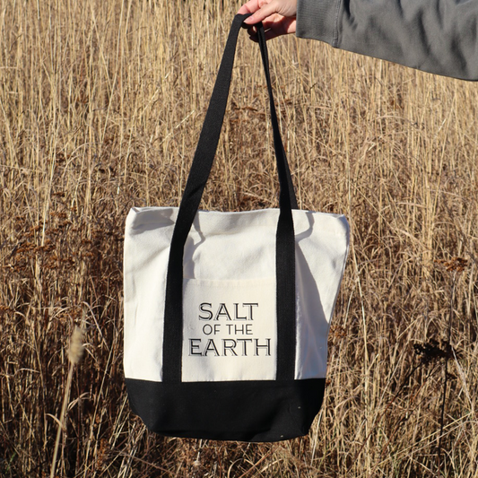 Salt Of The Earth Canvas Tote Bag